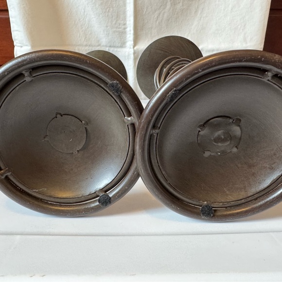 Elegant Brown Spiral Candle Holders set of (2) - Picture 15 of 15